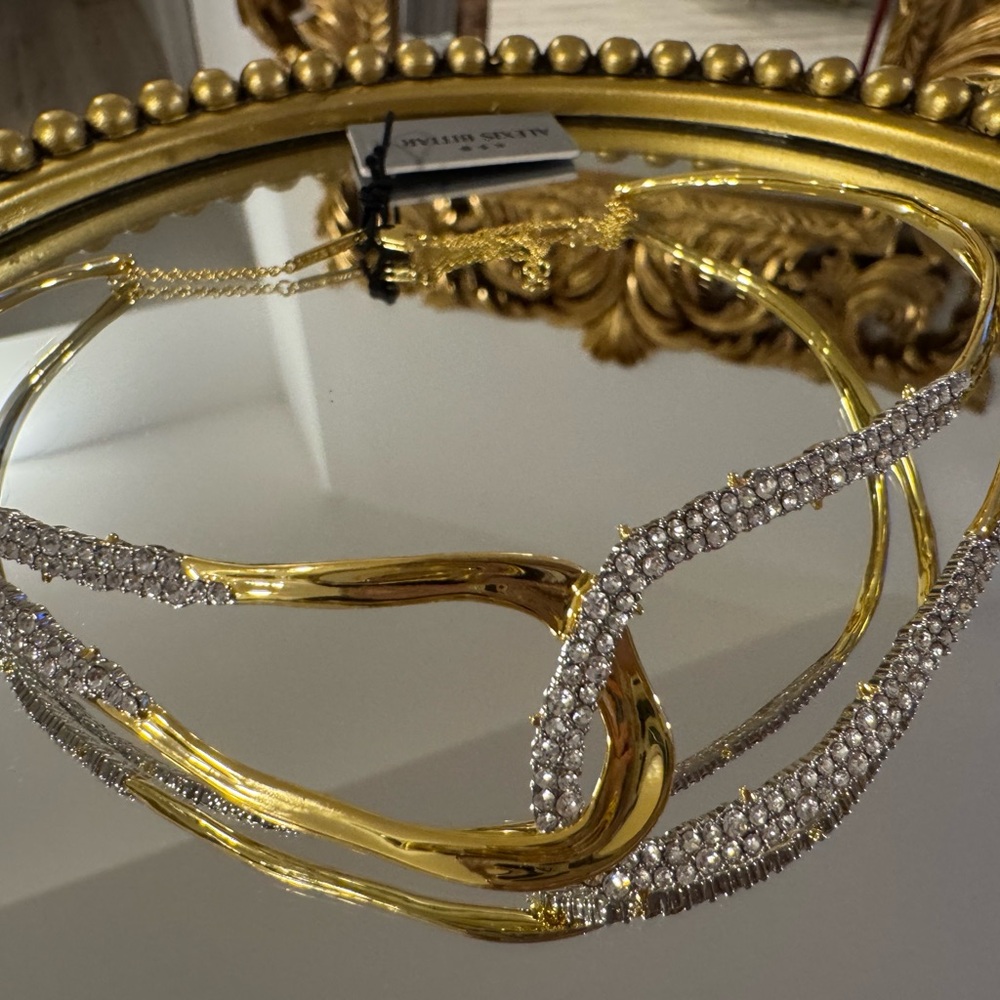 Alexis Bittar Gold and Silver Necklace